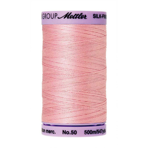 Mettler 50 Weight Silk Finish Cotton Thread  547 yards Tea Rose