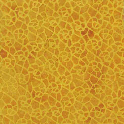 Island Batik Fabrics Broken Glass Water Wave Yellow Cornmeal
