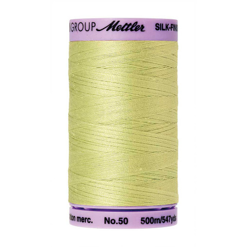 Mettler 50 Weight Silk Finish Cotton Thread  547 yards Spring Green