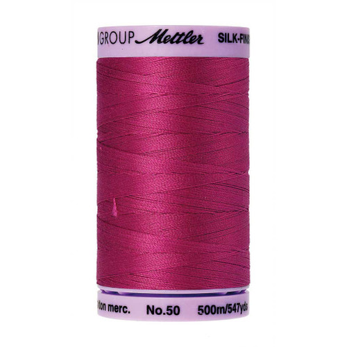 Mettler 50 Weight Silk Finish Cotton Thread  547 yards Peony