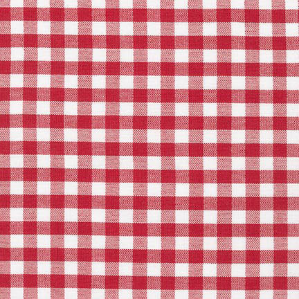 Robert Kaufman Carolina Gingham Check Quarter Inch 1/4 Crimson