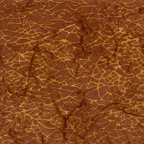 Island Batik Fabrics Foundations Blenders Brownie Large Netting