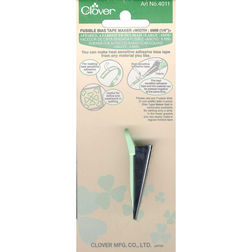 Clover Needlecraft Fusible Bias Tape Maker 6mm 1/4in
