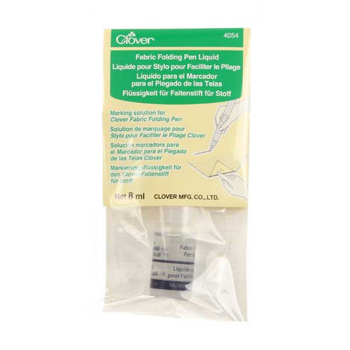 Clover Needlecraft Fabric Folding Pen Refill Liquid