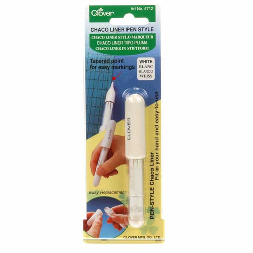 Clover Needlecraft Chaco Liner Pen Style White
