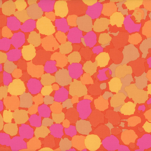Free Spirit Fabrics Reflections Brandon Mably Reflections Orange