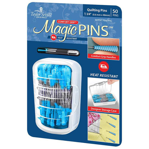 Magic Pins Comfort Grip Pins 1.75 Inch Long 50 Count