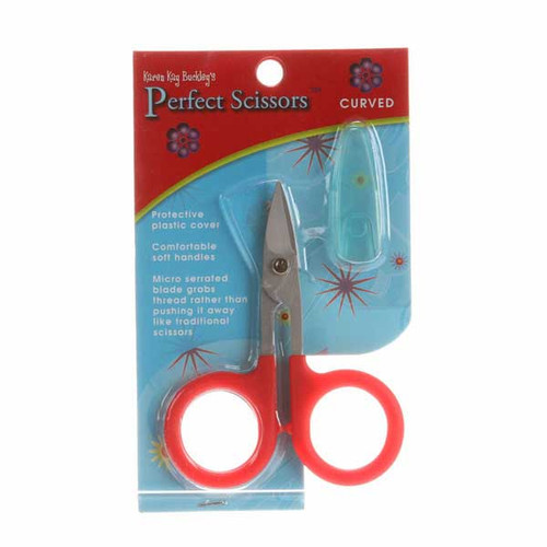 Karen K Buckley Perfect Scissors Curved 3.75 inch Red