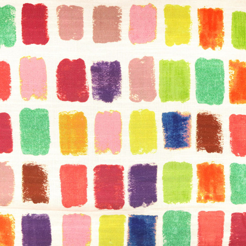 P Kaufmann Fabrics Paint Box Firecracker Color Paint Chips