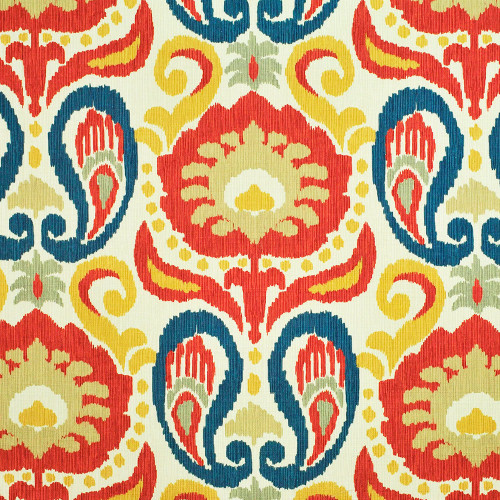 P Kaufmann Fabrics Saphira Fiesta Ikat Medallion Damask