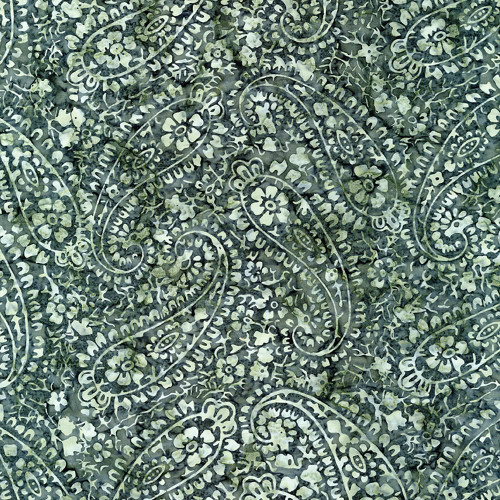 Timeless Treasures Fabrics Honeycomb Tonga Batiks Floral Paisley Thyme