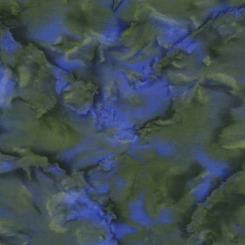 Island Batik Fabrics Batik Foundations Mottle Forest