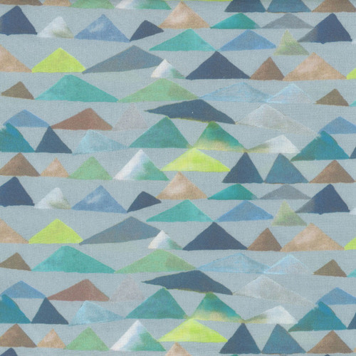 Windham Fabrics Connections Maria Carluccio Triangle Rows Pale Grey