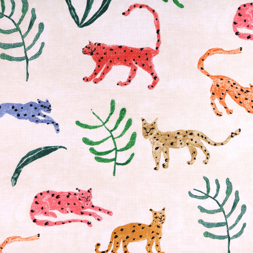 Waverly Fabrics Prance Leopards and Cats Bloom