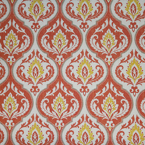 Swavelle Fabrics Tropix Outdoor Ragone Paprika Frame Damask