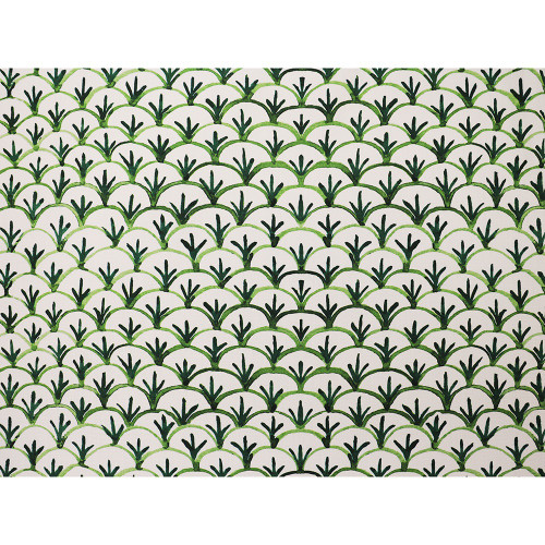 Hamilton Fabrics Everly Green Porcelain Clamshell Bargello