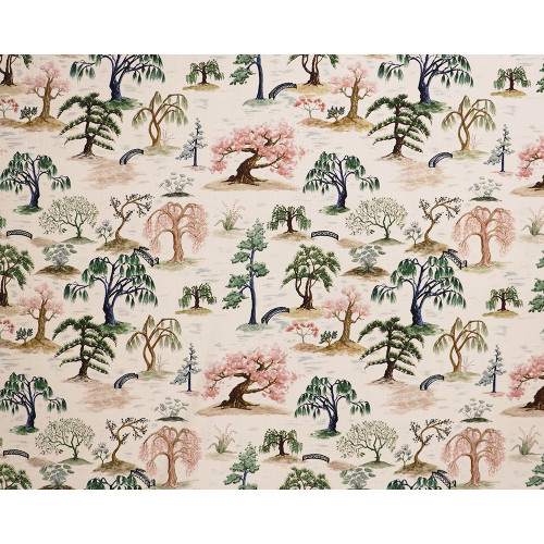 Hamilton Fabrics Katsura Jewel Oriental Arboreal Garden