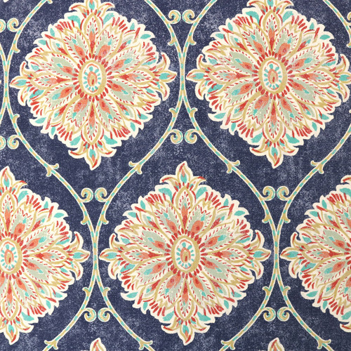 Magnolia Home Fashions Leverett Nautical Floral Medallion