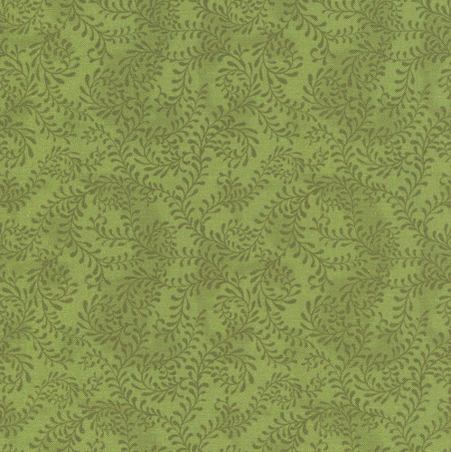 Wilmington Prints Fabrics Swirling Leaves Danielle Leone 108 Inch Wide Quilt Back Green
