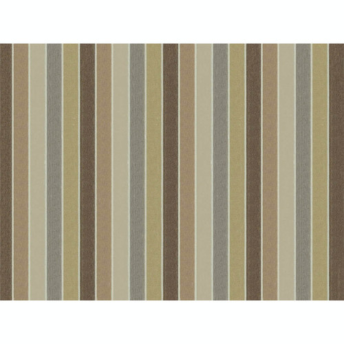Covington Fabrics Raceway Travertine Indoor / Outdoor Polyester Stripe Railroaded