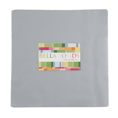 Moda Fabrics Bella Solid Layer Cake Ten Inch Squares 20 pc Steel