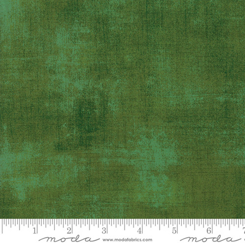 Moda Fabrics Berry Merry Christmas by BasicGrey Grunge Dark Green