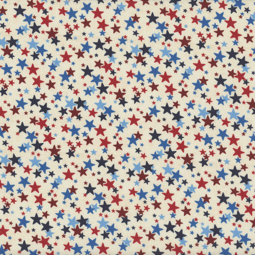 Timeless Treasures Fabrics Star Spangled Usa Mini Stars Cream