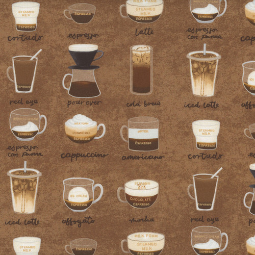 Timeless Treasures Just Brew It Coffee Bar Menu Mocha