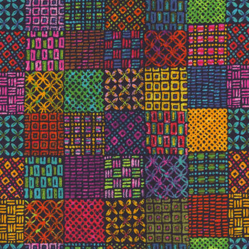 Alexander Henry Fabrics Warhol Sunrise Tapa Multi