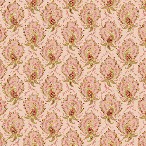 Andover Fabrics Botanical Beauties 108 Inch Quilt Backs Laundry Basket Quilts Pink Paisley Fleurette