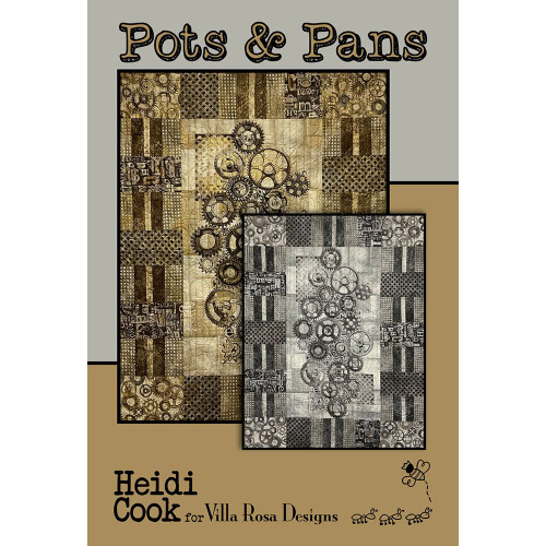 Pots and Pans Quilt Pattern by Villa Rosa Heidi Cook - 45 by 58 inches.