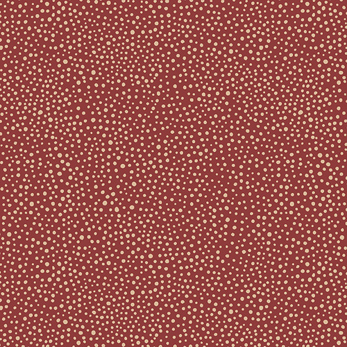 Free Spirit Fabrics William Morris Kelmscott Red Seaweed Dot