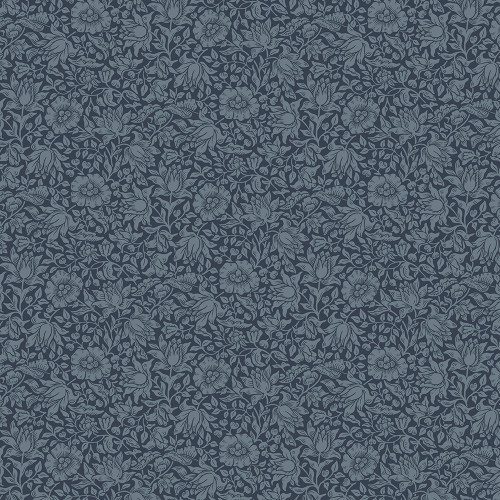 FreeSpirit Fabrics Buttermere William Morris & Co Mallow Navy