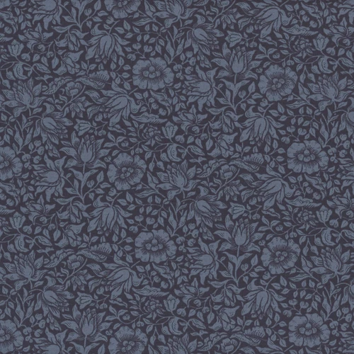 FreeSpirit Fabrics Buttermere William Morris & Co Mallow Navy