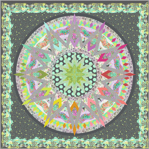 FreeSpirit ROAR! by Tula Pink The Big Bang Quilt Kit