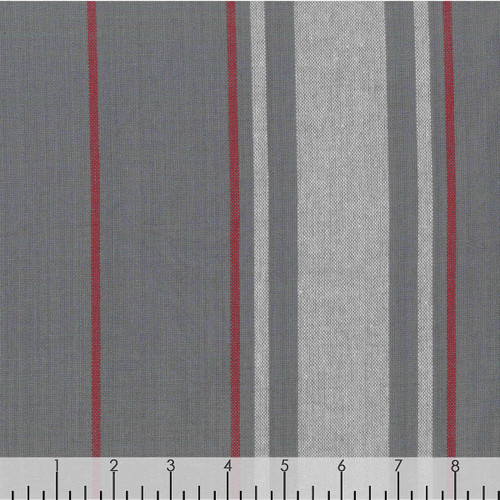 Moda Fabrics Rock Pool Toweling Rocks Grey Red Tan