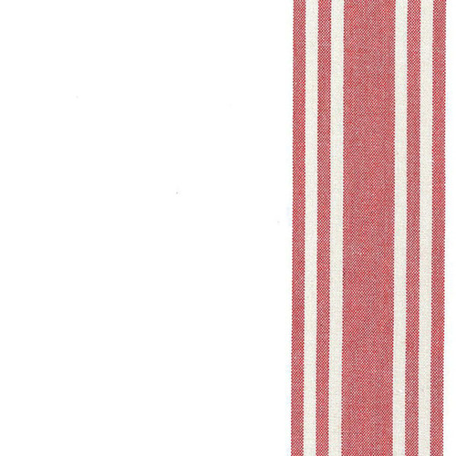 Moda Fabrics Enamoured Stripe Woved Cotton Toweling Red Cream Taupe