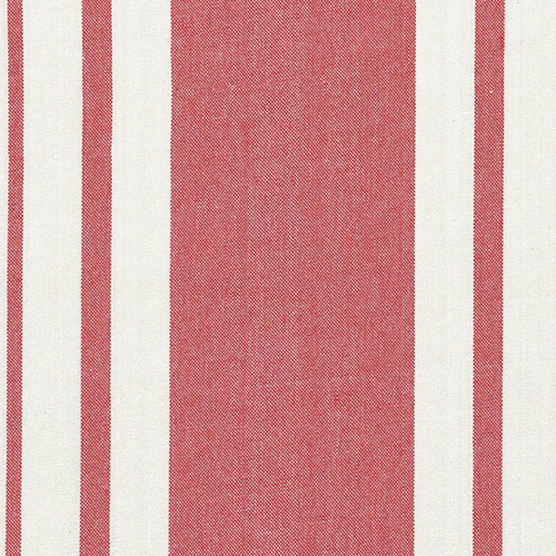 Moda Fabrics Enamoured Stripe Woven Cotton Toweling Stripe Red Cream Taupe 319