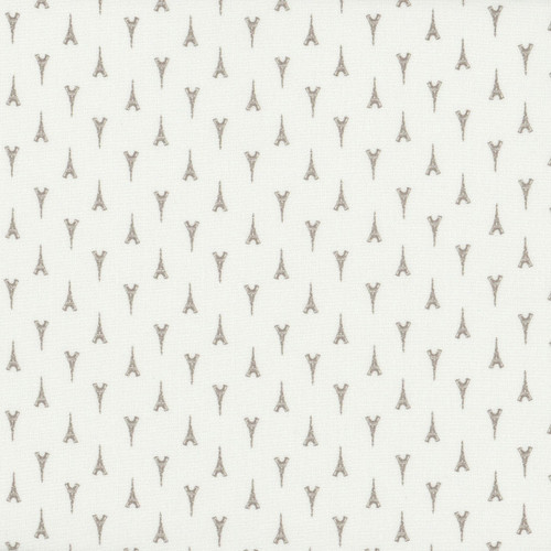Windham Fabrics J'aime Paris Petite Eiffel Ivory