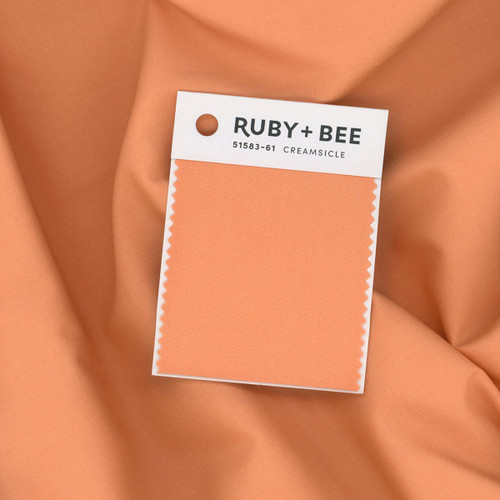Windham Fabrics Ruby + Bee Solids Creamsicle (Orange)