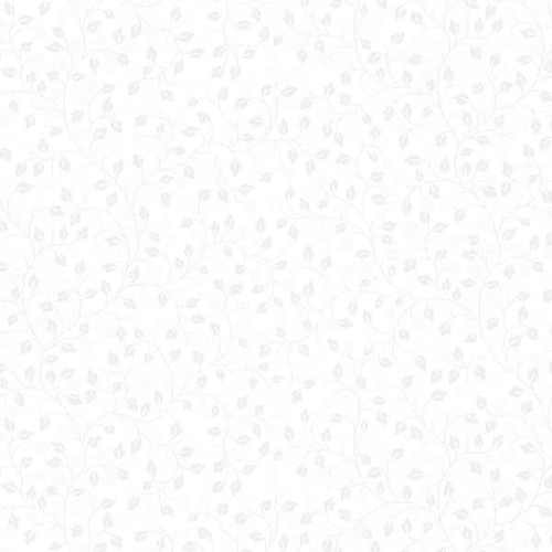Quilting Treasures Fabrics Quilting Illusions Leaf Vine White on White