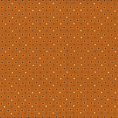 Henry Glass Fabrics Quiet Grace Kim Diehl Tilted Boxes Orange