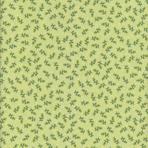 Studio E Fabrics Splendid Path Ditsy Leaf Lime