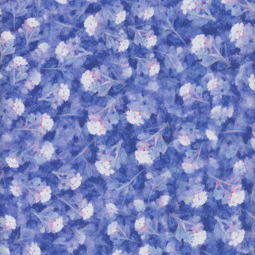 <p>Quilting Treasures Fabrics Dancing Blossoms Dan Morris Tossed Floral Sprigs Purple</p>