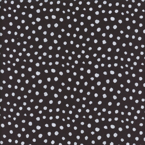 Timeless Treasures Fabrics Advice from a Sunflower Irregular Spots Black
