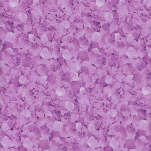 Timeless Treasures Fabrics Butterfly Dreams Packed Petals Lavender