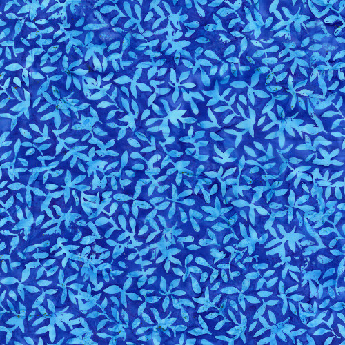 Timeless Treasures Fabrics Tonga Batik Brightside Ocean Cute Vine