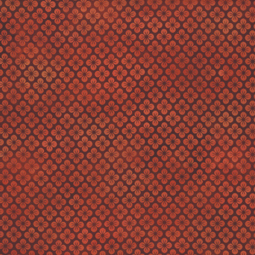 In The Beginning Fabrics Oriental Gardens Jason Yenter Red Shaded Blossom