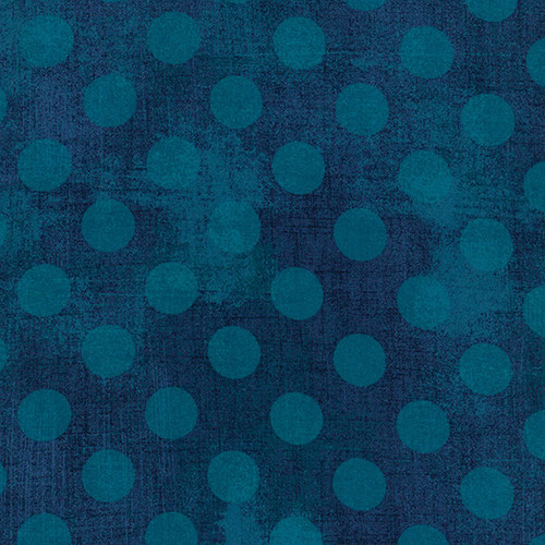 Moda BasicGrey Grunge Hits the Spot  Prussian Blue Turquoise