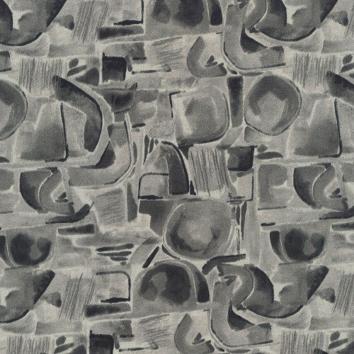 Blank Quilting Fabric Spectral 118 Inch Wide Quilt Backing Satin Moon Charcoal Abstract Shapes